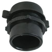 Pipe Trap Adapter, Spigot x Slip Joint, 1-1/4" Dia., Plastic - Bow Plumbing 601971