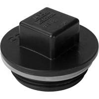 Threaded Plug, Cleanout, 2" Dia., Plastic - Bow Plumbing 602722