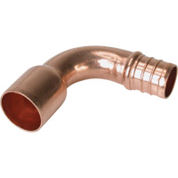 Raccord coude 90° bras&eacute;, Cannel&eacute; x m&acirc;le, Cuivre, 3/4" - Bow Plumbing 511527