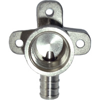 Lead-Free 90° Wing Elbow Fitting, Standard, Brass, 1/2" - Bow Plumbing 524322