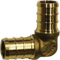 Lead-Free 90° Elbow Fitting, Barb x MPT, Brass, 3/4" - Bow Plumbing 524827