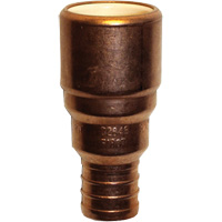 Adaptateur de tuyau, Embout femelle x PEX cannel&eacute;, 3/4" dia., Cuivre/PVC-C - Bow Plumbing 522458