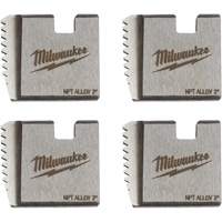 Matrices de tuyauterie portables NPT, Pour tuyau de 2", Alliage - Milwaukee 48-36-1106