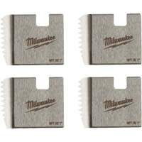 Matrices de tuyauterie portables NPT, Pour tuyau de 1", Alliage/Acier rapide - Milwaukee 48-36-1109
