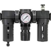 Filtre + r&eacute;gulateur + lubrificateur manuel avec bol standard 0-150 psi Modulair 300, 1/4" NPT - Topring 50.525A