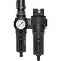Manual Drain Filter, Regulator & Coalescing Filter with Metal Bowl Modulair 300, 1/4" NPT, 250 PSI, 5.1 fl. oz. Capacity - Topring 50.667A