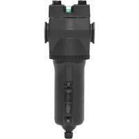 Filtre &agrave; drain manuel et filtre coalescent avec bol en m&eacute;tal Modulair 400, Canalisation/Modulaire, 1/2" NPT, Drain Manuel, Pour Huile - Topring 50.947A