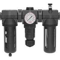Filtre, d&eacute;tendeur & lubrificateur Modulair 400 avec drain manuel & bol standard, 3/4" NPTF - Topring 50.550A