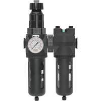Filter/Regulator & Coalescing Filter Modulair 400 with Standard Bowl & Manual Drain, 3/4" NPTF, 150 PSI, 9.13 fl. oz. Capacity - Topring 50.680A