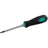 Tournevis pour vis &agrave; t&ecirc;te carr&eacute;e creuse, Tige de #0, Ronde, 7-3/8" lo, Prise en Coussin&eacute;e - Gray Tools 86510