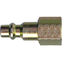 D&eacute;connexion rapide automatique &agrave; une main, Laiton, 3/8" x 1/4" - Fairview Fittings QD-INDN6-4F
