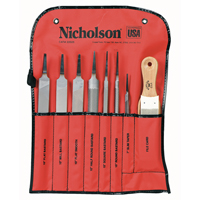8-Piece Machinist File Set, 8 Pcs - Nicholson By Crescent 22025NNN