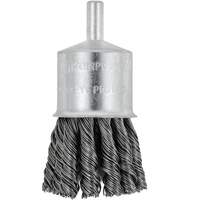 Shaft Mounted Knot Twisted End Brush, 1-1/8" Dia. x 1/4" Arbor - JET 553701