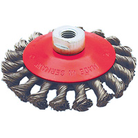 BK4520T Knot Twisted Conical Wheel, 4-1/2" Dia., 0.02" Fill, 5/8"-11 Arbor - JET 554309