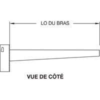 Cantilever Column, Double, 4" W x 10' H - Centennial 4SC10A3636