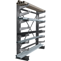 SUPPORT PORTE-A-FAUX QUICK TREE SIMPLE 3' BASE, Un c&ocirc;t&eacute;, Bras de 14", 36" la x 84" h, Capacit&eacute; 1000 lb - Spg Storage Product Group QT501S36