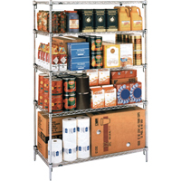 &eacute;tag&egrave;re super ajustable Super Erecta, Tiers 5, 48" la x 74-5/8" h x 24" p - Metropolitan Wire 