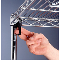&eacute;tag&egrave;re super ajustable Super Erecta, Tiers 5, 48" la x 74-5/8" h x 24" p - Metropolitan Wire 