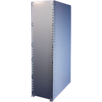 Panneau d'extr&eacute;mit&eacute; pour rayonnage enclenchable Interlok, 100" ha, 18" p, Acier - Metalware EP18100L