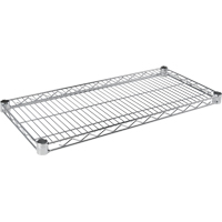 Tablette en treillis pour &eacute;tag&egrave;re robuste en treillis chromat&eacute;, 30" la x 14" p, Capacit&eacute; de 800 lb - KLETON 