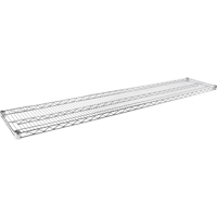 Tablette en treillis pour &eacute;tag&egrave;re robuste en treillis chromat&eacute;, 30" la x 18" p, Capacit&eacute; de 800 lb - KLETON 