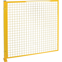Mesh Style Perimeter Guard, 4' H x 4' W, Yellow - KLETON 