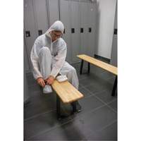 Locker Room Bench, Wood, 48" L x 9-1/2" W x 16-1/2" H - KLETON 