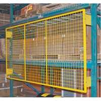 Grilles de protection arri&egrave;re pour palettier, 96" la x 48" h, Ferrures de 6" - KLETON 