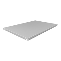 Slotted Angle Shelf, Galvanized Steel, 36" W x 24" D - Metalware GS2436