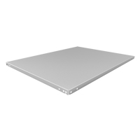 Tablette &agrave; corni&egrave;re perfor&eacute;e, Acier galvanis&eacute;, 42" la x 32" p - Metalware GS3242