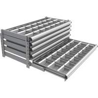 Cabinet d'entreposage &agrave; tiroirs int&eacute;gr&eacute; Interlok - Metalware 