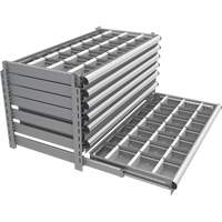 Cabinet d'entreposage &agrave; tiroirs int&eacute;gr&eacute; Interlok - Metalware 