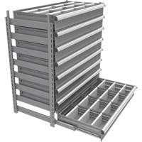 Cabinet d'entreposage &agrave; tiroirs int&eacute;gr&eacute; Interlok - Metalware 