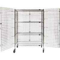 Chariot de s&eacute;curit&eacute;, Chrom&eacute;, 48" x 69" x 24", Capacit&eacute; 500 lb - KLETON 