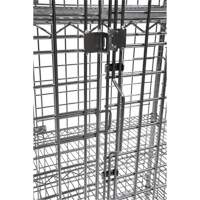 Chariot de s&eacute;curit&eacute;, Chrom&eacute;, 48" x 69" x 24", Capacit&eacute; 500 lb - KLETON 