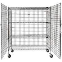 Chariot de s&eacute;curit&eacute;, Chrom&eacute;, 60" x 69" x 24", Capacit&eacute; 500 lb - KLETON 