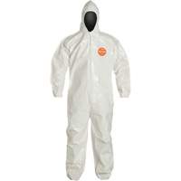 Tychem&reg; 4000 Coverall, Medium, White - Dupont Personal Protection SL127T-MD