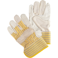 Abrasion-Resistant Fitter's Gloves, Large, Grain Cowhide Palm - Zenith Safety Products 