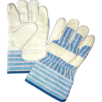 Gants doubl&eacute;s, Taille unique, Paume en Cuir fleur de vache, Doublure en Molleton de coton - Gants Laurentide 03019