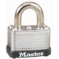 Cadenas lamin&eacute;, Argent, Cl&eacute;s diff&eacute;rentes, Acier lamin&eacute;, Largeur de 1-1/2" - Master Lock 22D