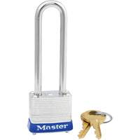 Cadenas, Argent, Cl&eacute;s diff&eacute;rentes, Acier lamin&eacute;, Largeur de 1-1/8" - Master Lock 7LJ