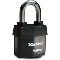 ProSeries&reg; Weather Tough&reg; Padlock, Black, Keyed Alike, Laminated Steel, 2-3/8" Width - Master Lock 6125KA KEY #10G003
