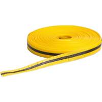 Woven Barricade Tape, 3/4" W x 150' L, 3 mils, Black on Yellow - Brady 91172