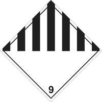 Miscellaneous Danger TDG Placard, Adhesive Vinyl - Brady 09799R