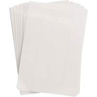 Lock Label Overlaminate, Polyester, 6" W x 1" H, Blank - Brady 65508