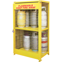 Armoires pour cylindres &agrave; gaz, nbre de bouteilles: 12, 44" , 30" , 74" , Jaune - KLETON 