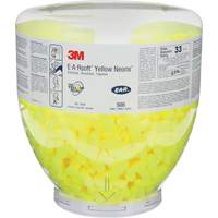 Bouchons d'oreilles E-A-RSoft Yellow Neon, Vrac - Contenant - 3M 391-1004