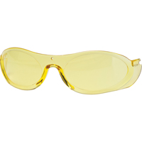 North&reg; Tornado Safety Glasses Replacement Lens, Anti-Fog/Anti-Scratch, Amber, F5 - PIP Global Safety 453RL