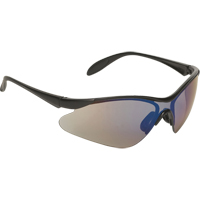 JS410 Safety Glasses, Blue/Mirror Lens, Anti-Fog/Anti-Scratch, Meets/Exceeds CSA Z94.3 - Jazz 7093700BLM