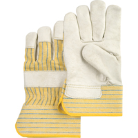 Standard-Duty Dry-Palm Fitters Gloves, X-Large, Grain Cowhide Palm, Cotton Inner Lining - Zenith Safety Products 